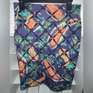 LuLaRoe Multicolor Abstract Skirt - women’s small - Cassie skirt - pencil skirt